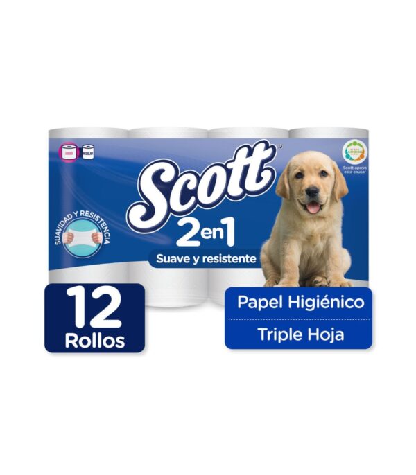 Papel Higienico Scott x 12 Rollos